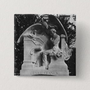 Monument to Cesar Franck 15 Cm Square Badge