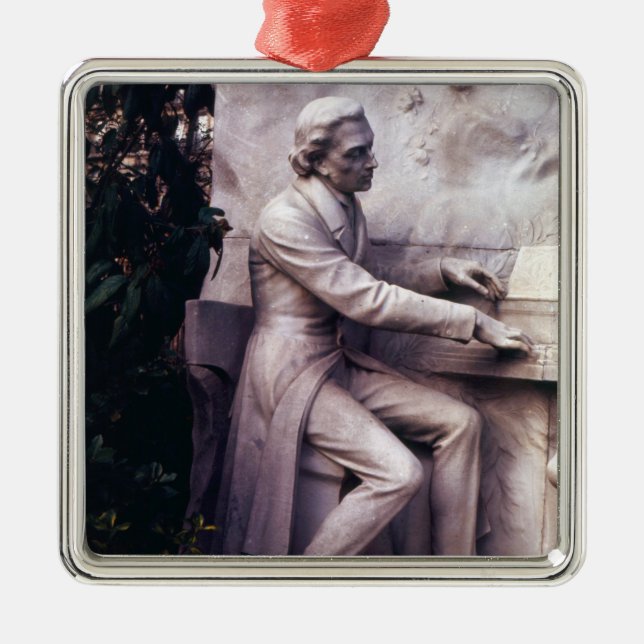 Monument to Frederic Chopin Metal Ornament (Front)