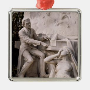 Monument to Frederic Chopin Metal Tree Decoration