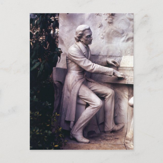 Monument to Frederic Chopin Postcard (Front)