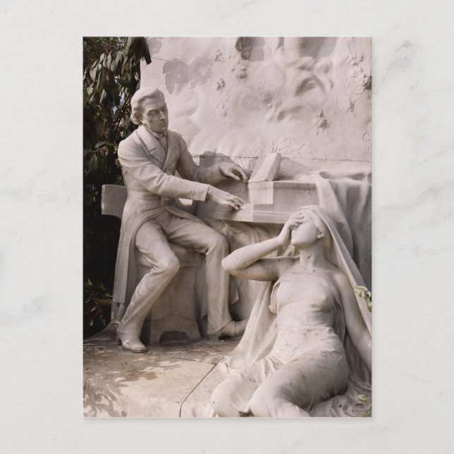 Monument to Frederic Chopin Postcard (Front)