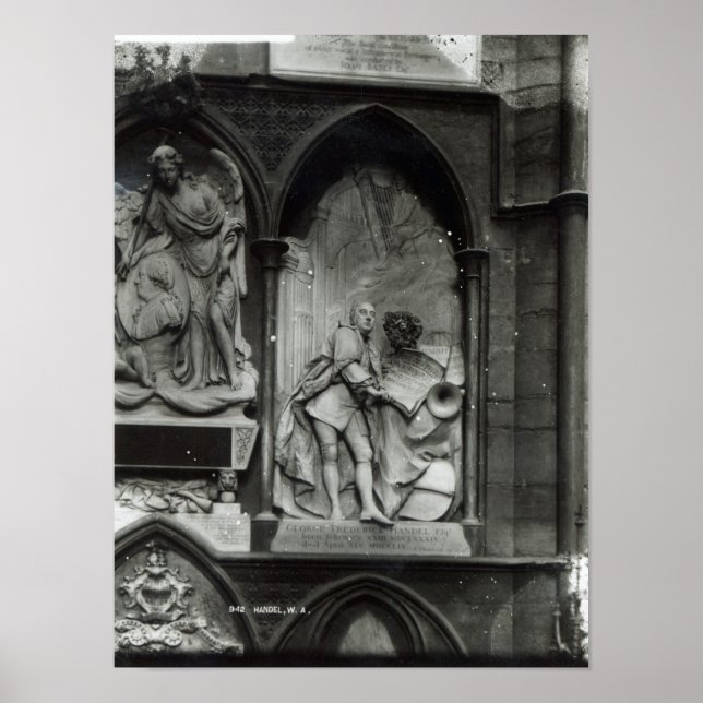 Monument to Handel, 1762 Poster (Front)