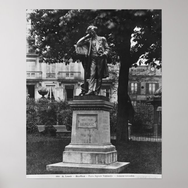 Monument to Hector Berlioz Poster (Front)