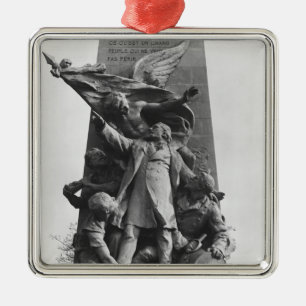 Monument to Leon Gambetta Metal Tree Decoration