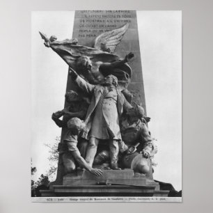 Monument to Leon Gambetta Poster