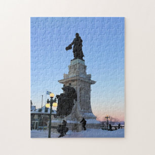 Monument to Samuel De Champlain, Quebec, Canada Jigsaw Puzzle