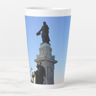 Monument to Samuel De Champlain, Quebec, Canada Latte Mug