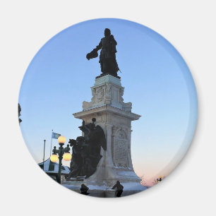 Monument to Samuel De Champlain, Quebec, Canada Magnet