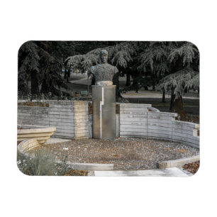 Monument to Tazio Nuvolari Flexible Photo Magnet