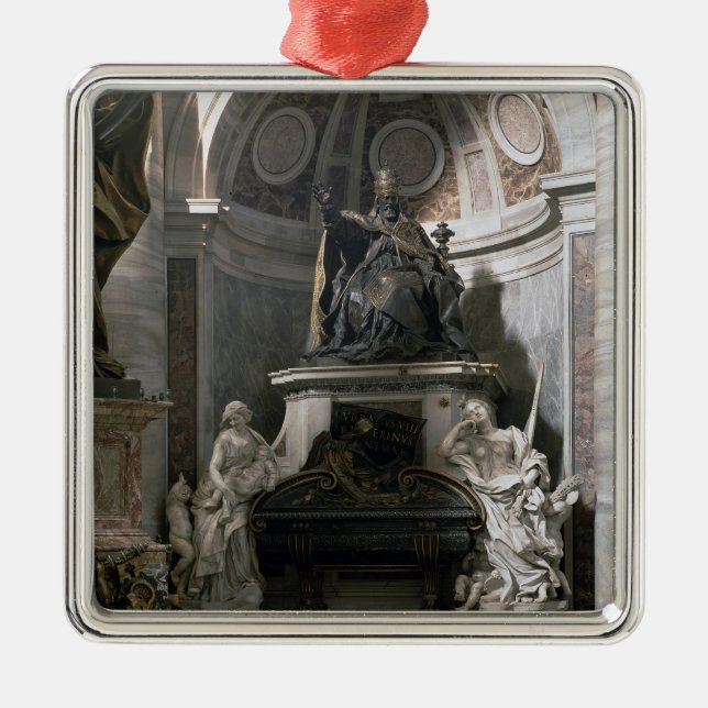 Monument to Urban VIII Metal Tree Decoration (Front)