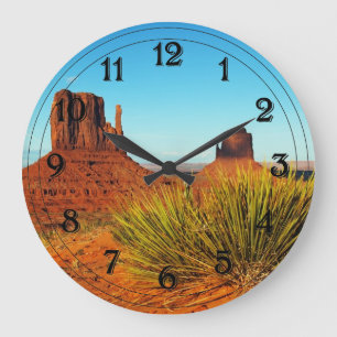 Monument Valley, Arizona Large Clock