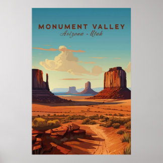 Monument Valley, Arizona Utah Poster