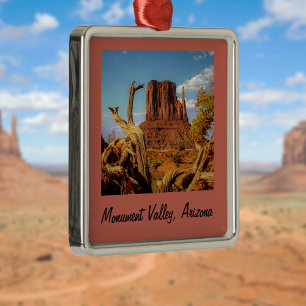 Monument Valley Christmas Arch Framed Metal Orname Ornament