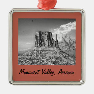 Monument Valley Christmas Arch Framed Metal Ornament