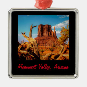 Monument Valley Christmas  Framed Metal Ornament