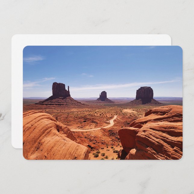 Monument Valley Flat Holiday Card (Front/Back)