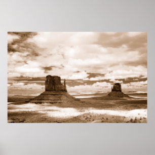 monument valley infrared poster