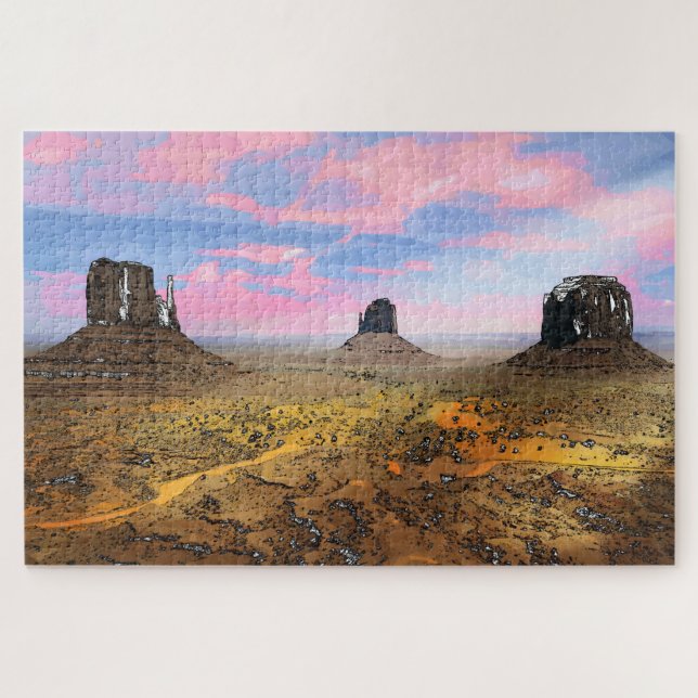 Monument Valley. Jigsaw Puzzle (Horizontal)