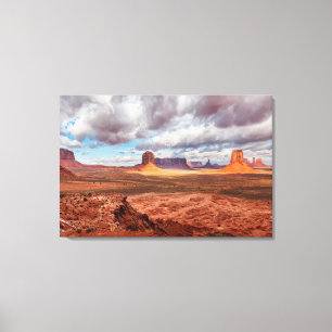 Monument valley landscape, AZ Canvas Print