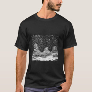 Monument Valley Line Art Hiking Outdoor T-Shirt