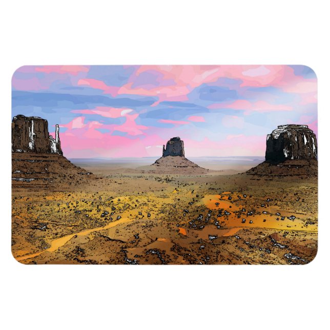 Monument Valley Magnet (Horizontal)