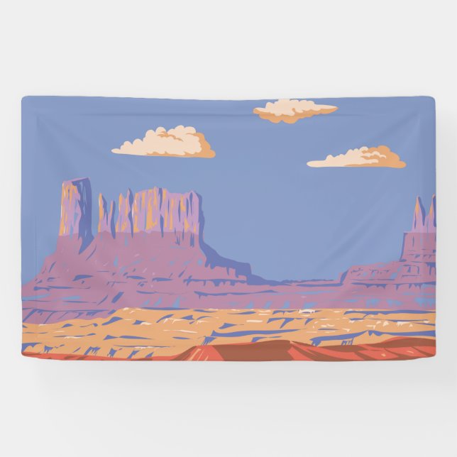 Monument Valley Navajo Banner (Horizontal)