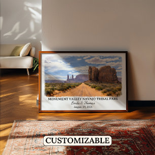 Monument Valley Navajo Tribal Park Arizona Poster