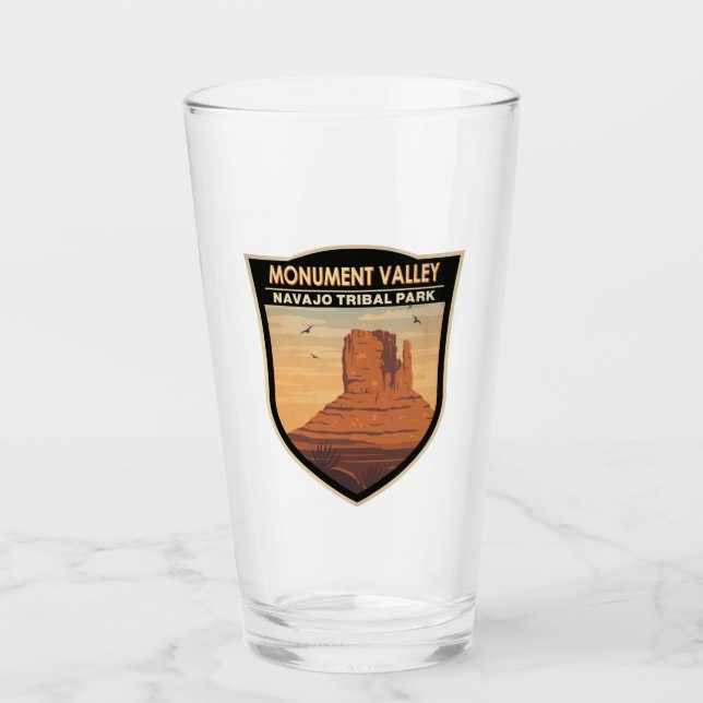 Monument Valley Navajo Tribal Park Vintage Glass (Front)
