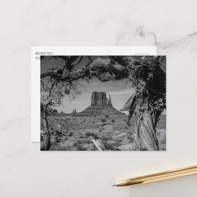 Monument Valley Postcard (Front/Back In Situ)
