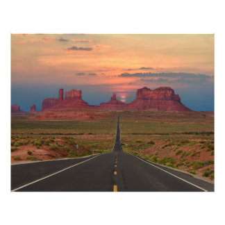 Monument Valley Scenic Highway, Arizona USA Photo Print