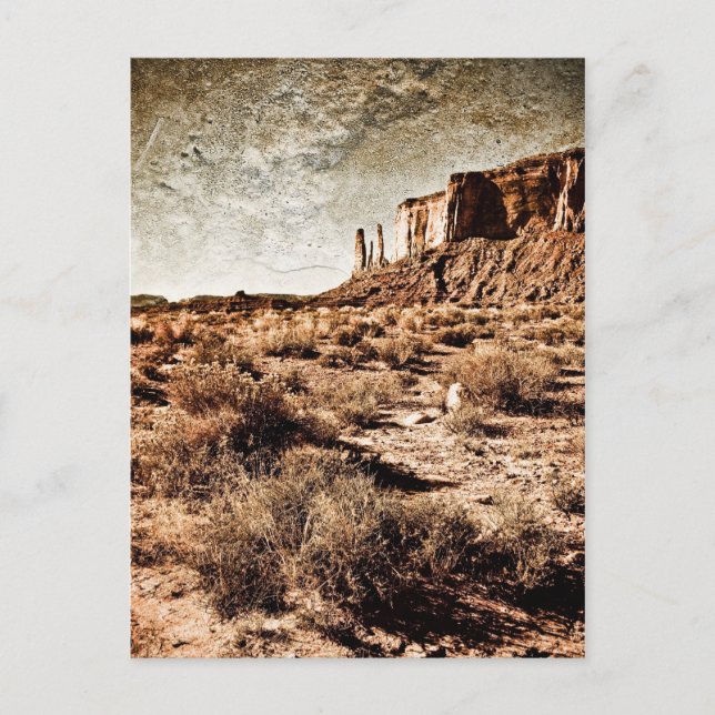 Monument Valley - The Three Sisters Postcard (Front)