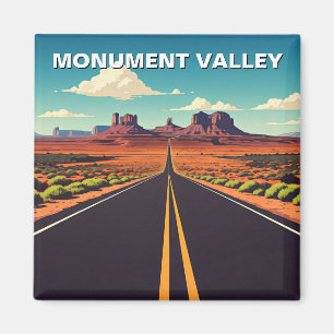 Monument Valley Travel Navajo Nation Road Magnet