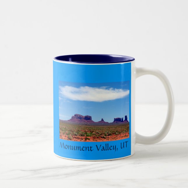Monument Valley, UT Two-Tone Coffee Mug (Right)