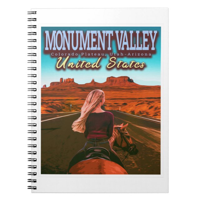 MONUMENT VALLEY - UTAH - ARIZONA - UNITED STATES NOTEBOOK (Front)