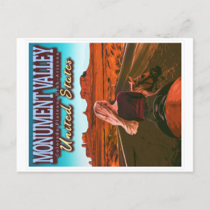 MONUMENT VALLEY - UTAH - ARIZONA - UNITED STATES POSTCARD