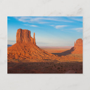 Monument Valley Utah desert mittens in panoramic Postcard