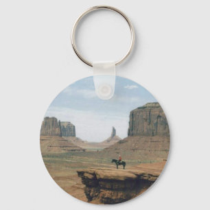 Monument Valley with Cowboy Key Ring