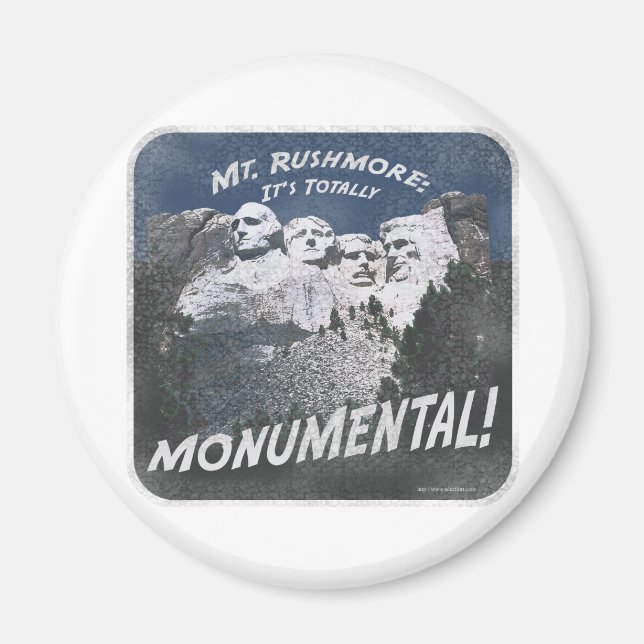 Monumental Mt. Rushmore Magnet (Front)