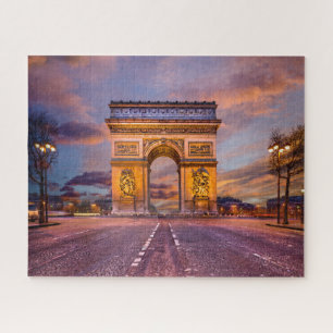 Monuments   Arc de Triomphe, Paris France Jigsaw Puzzle