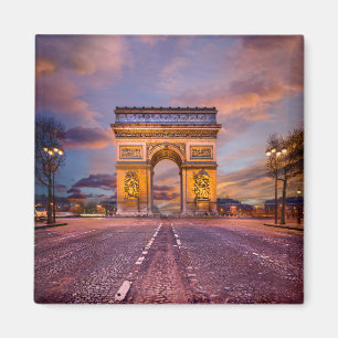 Monuments Arc de Triomphe, Paris France Magnet