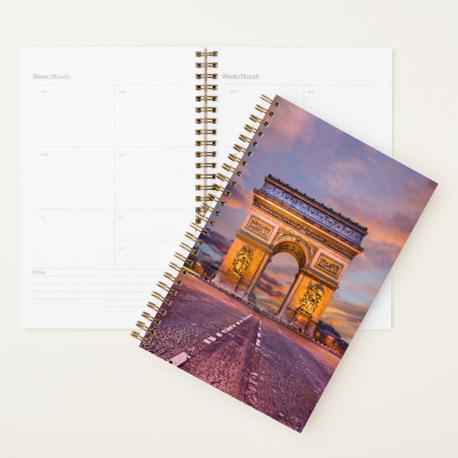 Monuments | Arc de Triomphe, Paris France Planner (Display)