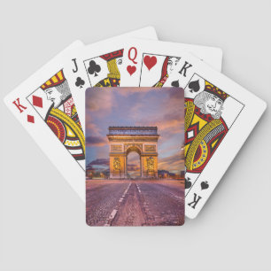 Monuments Arc de Triomphe, Paris France Playing Cards