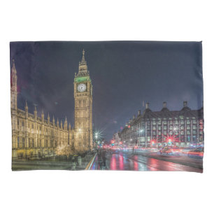 Monuments   Big Ben at Night Pillowcase
