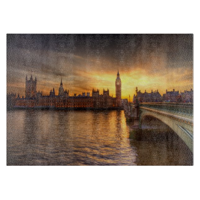 Monuments | Big Ben & Houses of Parliament Cutting Board (Front)