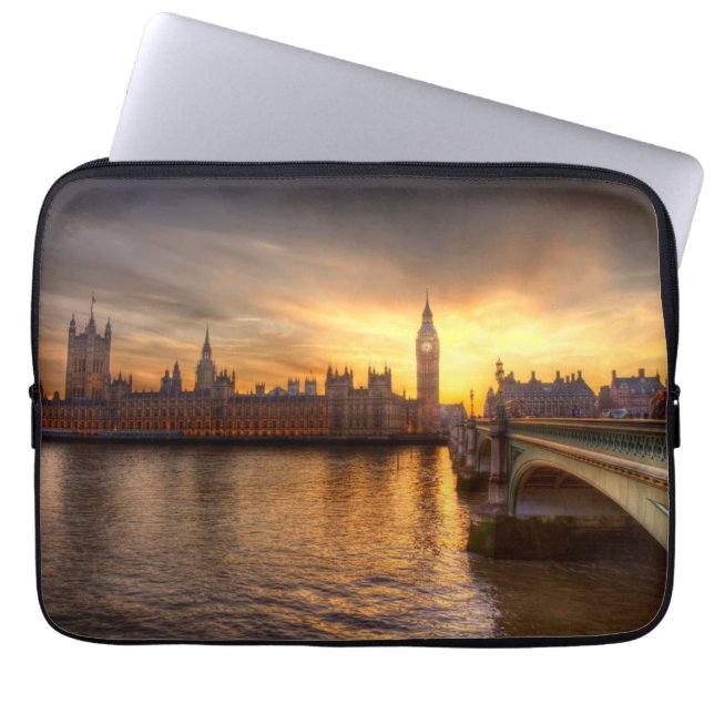 Monuments | Big Ben & Houses of Parliament Laptop Sleeve (Front)