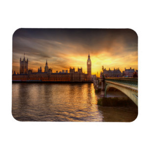Monuments Big Ben & Houses of Parliament Magnet