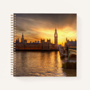 Monuments Big Ben & Houses of Parliament Notebook