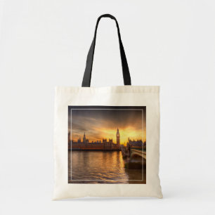 Monuments   Big Ben & Houses of Parliament Tote Bag