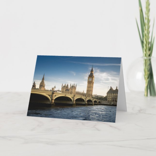 Monuments | Big Ben, London England Card (Front)