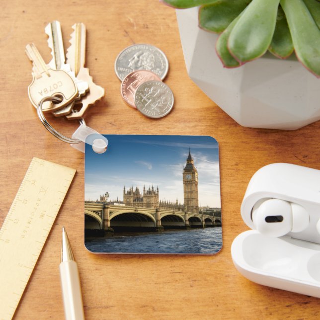 Monuments | Big Ben, London England Key Ring (Desk)